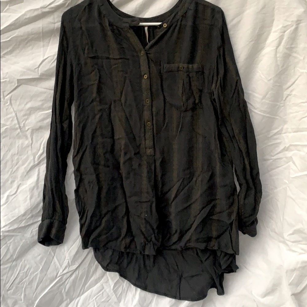 Free people deep turquoise tunic